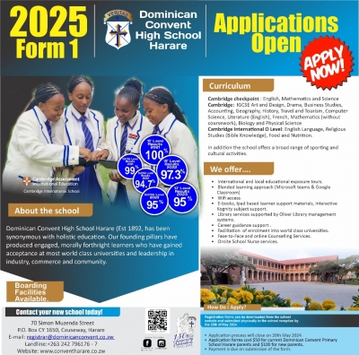 2025 Form 1 Applications now open