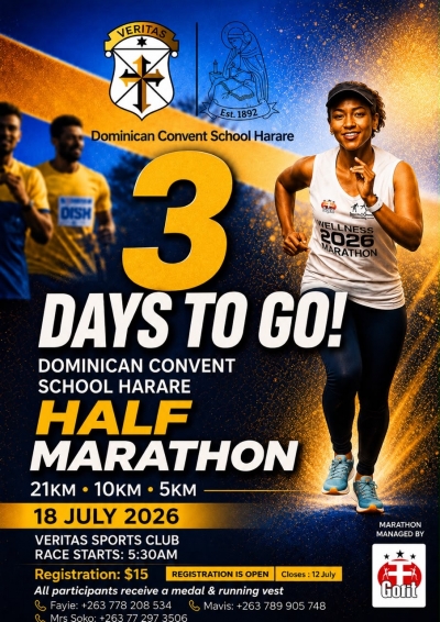 3 Days to Go! Dominican Convent Marathon 2026
